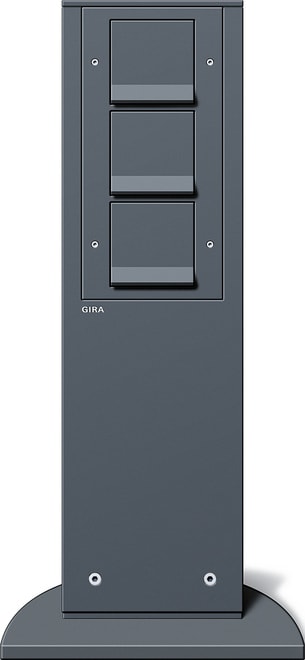 GIRA - GIR134128 COLONNA EN. 3X SCHUKO SP 491 MM COLONNA