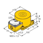 TURCK BANNER SRL - TUK13429 NI60-K90SR-FZ3X2