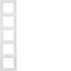 BERKER - BRK13537009 CORN.5P X MONT. VERTICALE K1 BIA.POL.