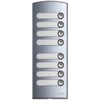 VIMAR SPA - VIW1358 Placca suppl. 2M 8 tasti alluminio