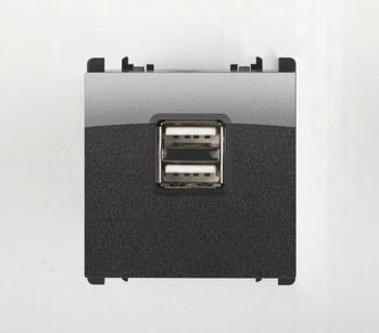 URMET SPA - UTD10330AC ALIM. 5V 2,1A 1X USB ACC.SCURO