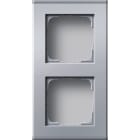 GIRA - GIR136226 2X PROFILO 55 ALLUMINIO