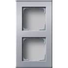 GIRA - GGI136226 2X PROFILO 55 ALLUMINIO
