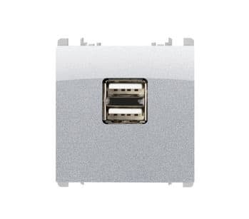 URMET SPA - UTD10330AL ALIM. 5V 2,1A 1X USB ALLUMINIO