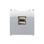 URMET SPA - UTD10330AL ALIM. 5V 2,1A 1X USB ALLUMINIO