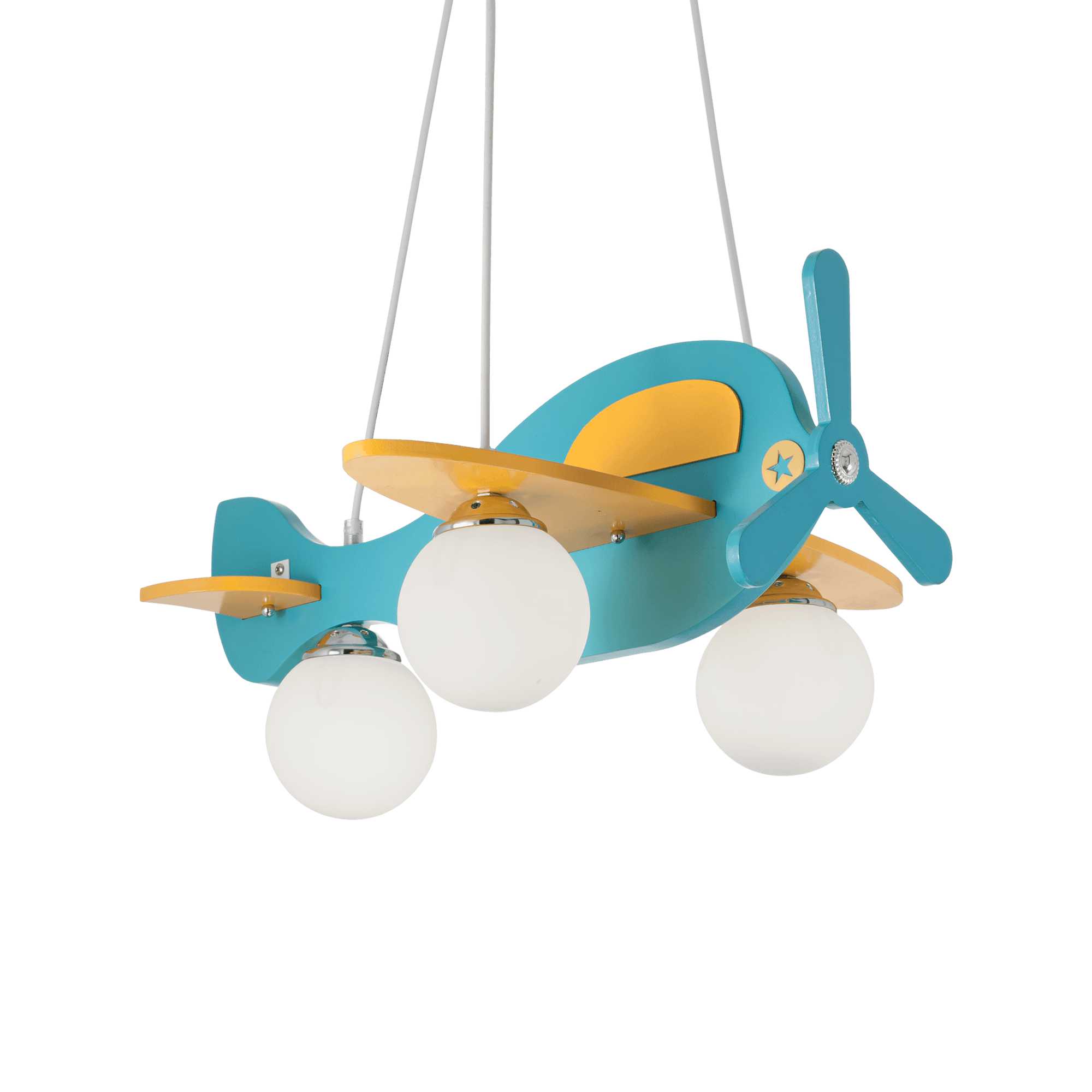 IDEAL LUX SRL - IUX136325 AVION SP3 AZZURRO