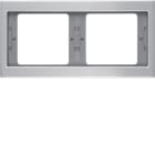 BERKER - BRK13637003 CORN.2P X MONT.ORIZZ.K5 ALU, ALU ANOD.