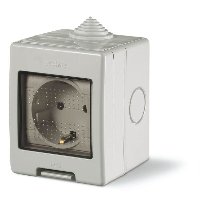 SCAME PARRE SPA - SCA136.5122-407 CONT.IP55 2 MOD.+ 1 PR.TED. C/SHUTTER