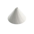 LE PROLUNGHE SAS - PRG1366 ROSONE CONICO BN D. 110MM - H. 73MM