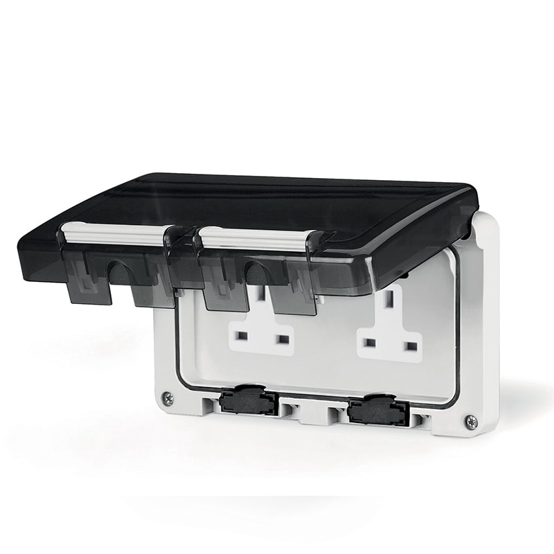 SCAME PARRE SPA - SCA137.4042 DOPPIA PRESA BS1363 13A INCASSO