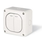 SCAME PARRE SPA - SCA137.5021 DOPPIO INT. UNIPOLARE 10AX PARETE