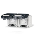 SCAME PARRE SPA - SCA137.6002 DOPPIA PRESA BS1363 13A PARETE