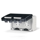 SCAME PARRE SPA - SCA137.6042 PRESA INGLESE DOPPIA +INT.BIP.