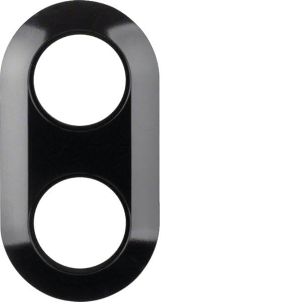 BERKER - BRK138121 CORNICE 2P SERIE 1930 NERO LUCIDO