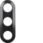 BERKER - BRK138131 CORNICE 3P SERIE 1930 NERO LUCIDO