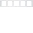 BERKER - BRK13937009 CORN.5P X MONT. ORIZZONTALE K1 BIA.POL.