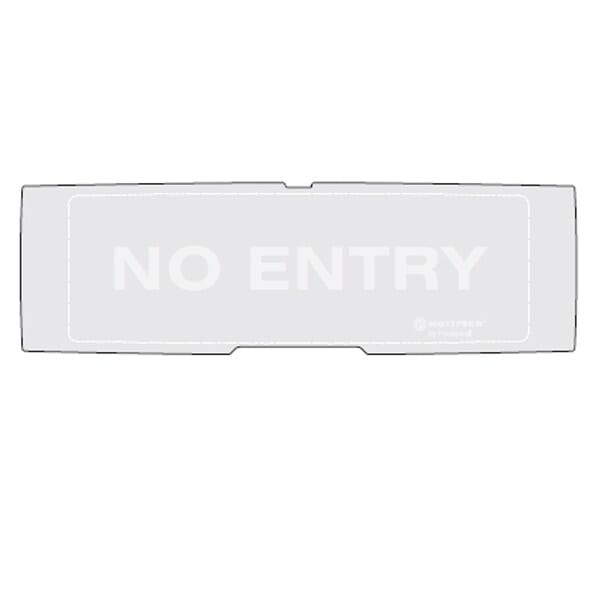 NOTIFIER ITALIA SR - NOTP-PAN1-P-NEN-G PELL.NO ENTRY FONDO GRIGIO
