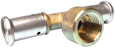 HENCO - CAPPELLOTTO - CPL13P200420 TEE FEMMINA IN OTTONE 20X1/2 X20