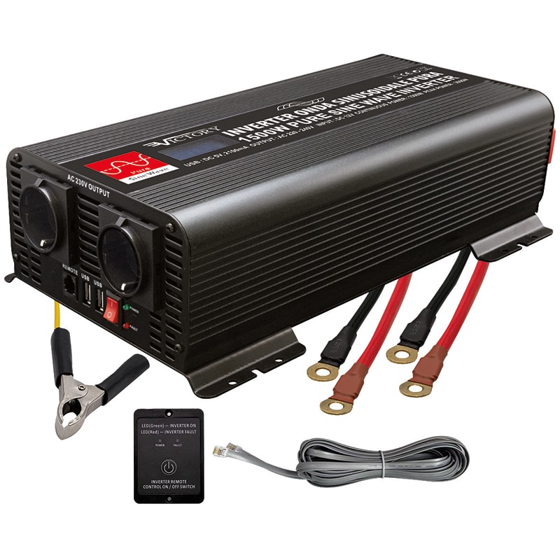 ELCART DISTRIBUTION - ERT131580000 INVERTER PROF.1500W/12V ONDA PURA
