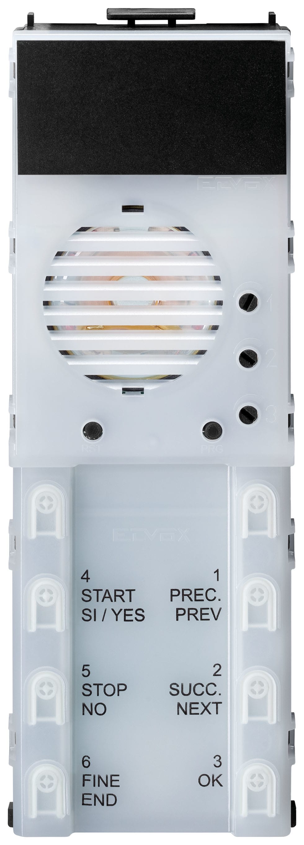 VIMAR SPA - VIW13F3.B UNITA 2F+ AUDIO LED B.CO 8 PULSANTI