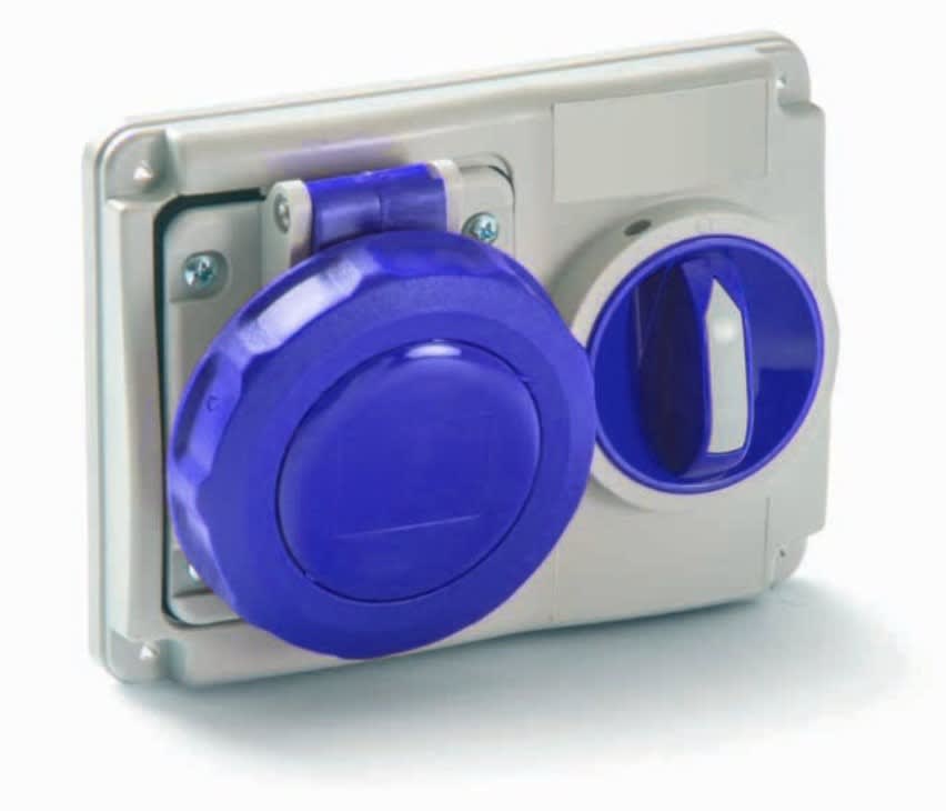 ROSI MATERIALE ELETT - RCO14.3232B6-I PRESE BLOCCATE INCASSO IP67 3P 32A 220V