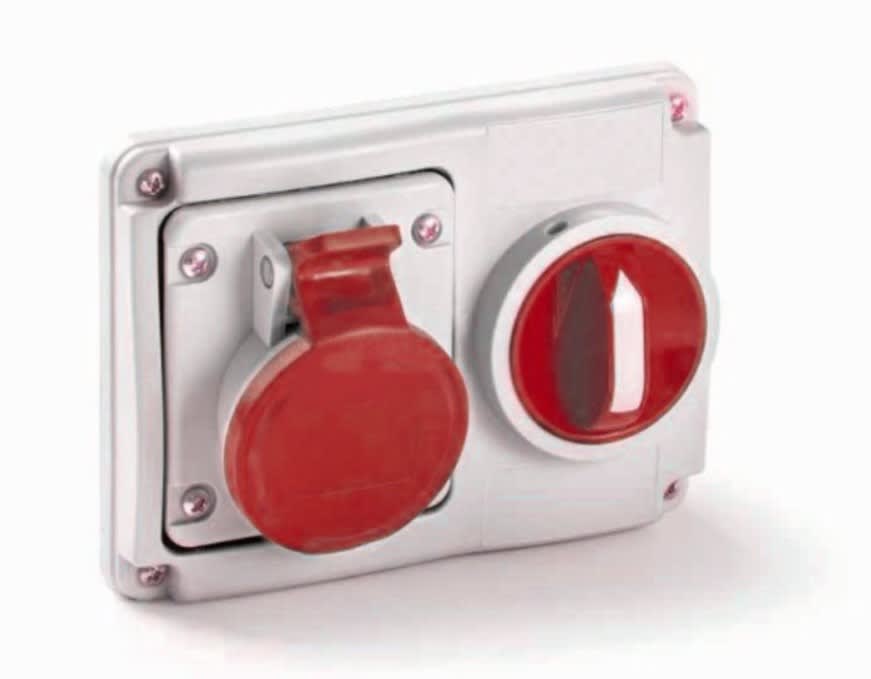 ROSI MATERIALE ELETT - RCO14.3314R6-I PRESE BLOCCATE DA INCASSO IP44 4P 16A 38