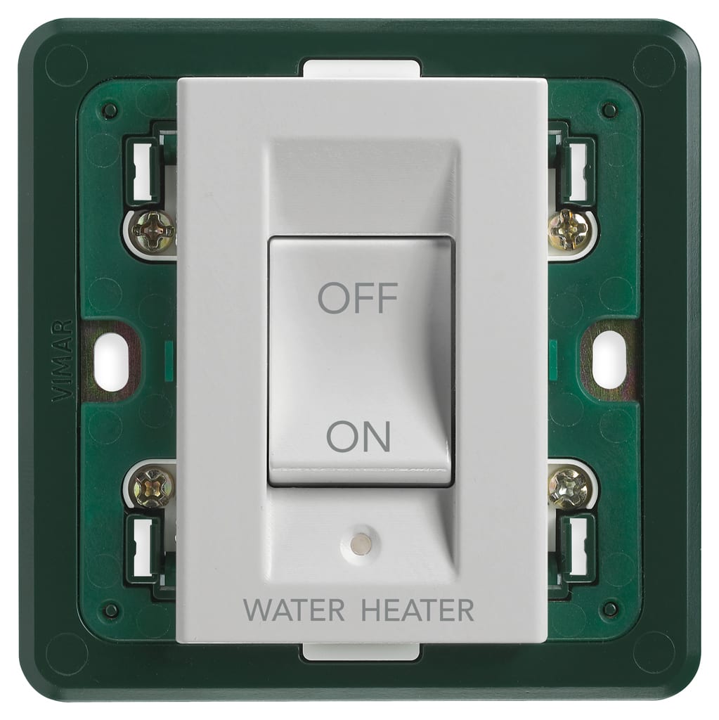 VIMAR SPA - VIW14017.WH.SL INTERRUTTORE 2P 32A WATER/HEATER SILVER