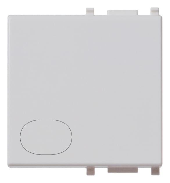 VIMAR SPA - VIW14022.G.SL TASTO 2M NEUTRO PERSONALIZZABILE SILVER