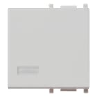 VIMAR SPA - VIW14027.SL Tasto 2M +diffusore Silver