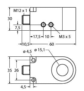TURCK BANNER SRL - TUK14041 BI15R-W30-DAN6X-H1141