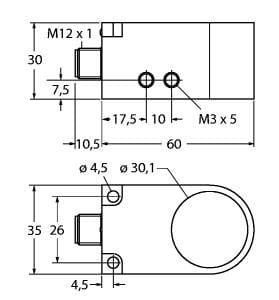 TURCK BANNER SRL - TUK14045 BI30R-W30-DAP6X-H1141