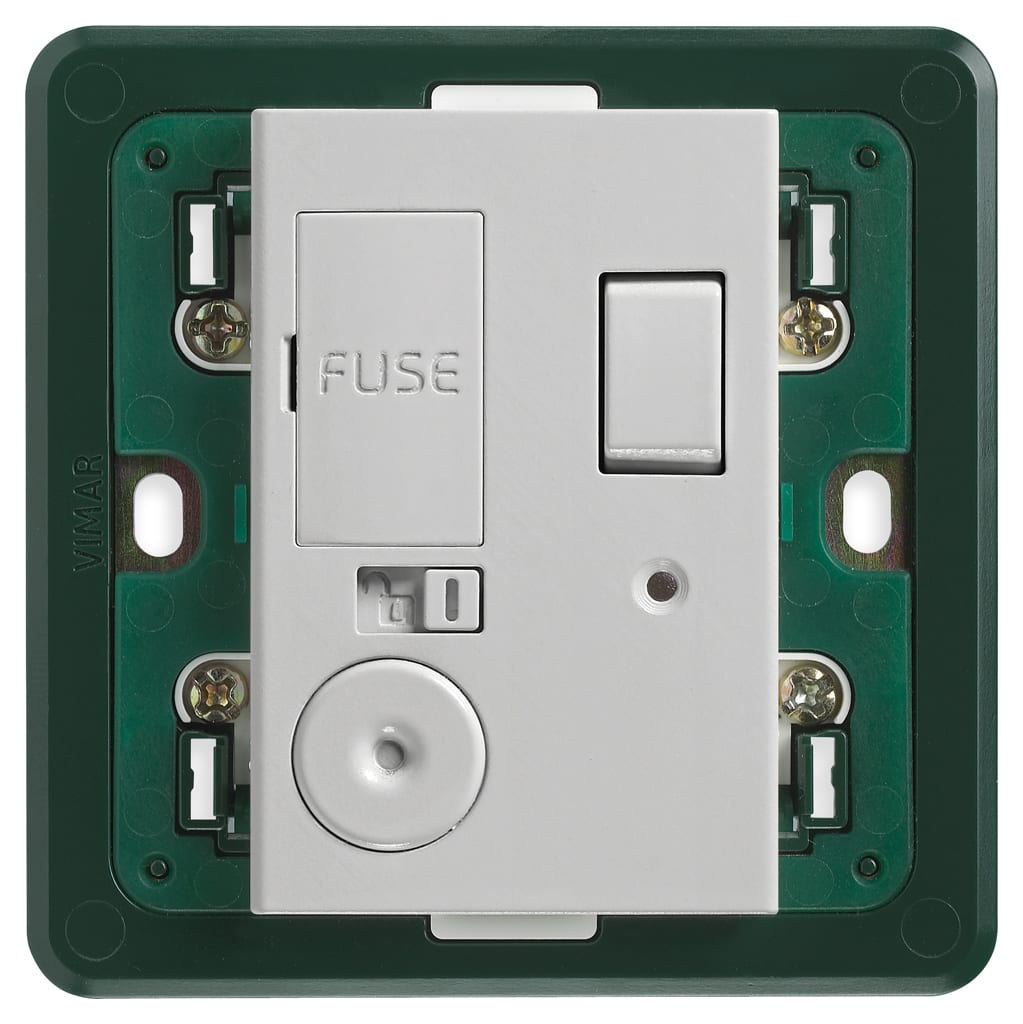 VIMAR SPA - VIW14049.SL Unità di connessione 13A interr. Silver