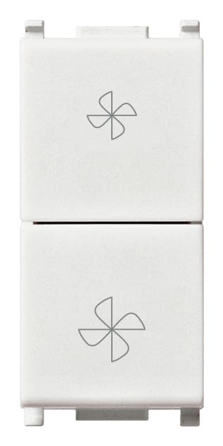 VIMAR SPA - VIW14063 COMMUTATORE 2P 10AX FAN-COIL BIANCO