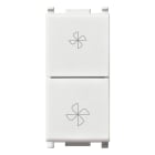 VIMAR SPA - VIW14063 COMMUTATORE 2P 10AX FAN-COIL BIANCO