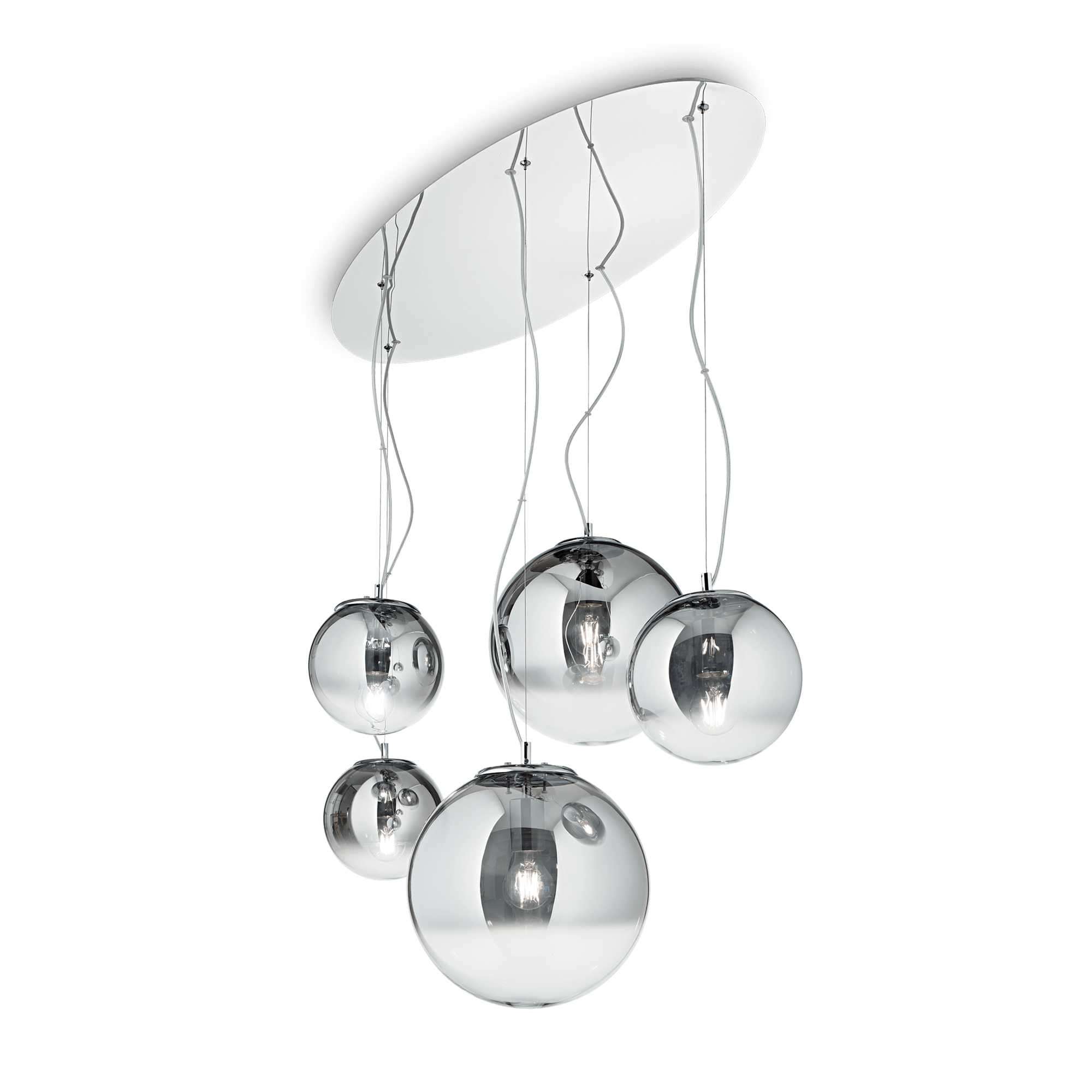 IDEAL LUX SRL - IUX140759 MAPA CLEAR SP5 CROMO SFUMATO