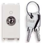 VIMAR SPA - VIW14083.S INTERRUTTORE 2P 16(3)A+CHIAVE OFF BIANCO