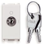 VIMAR SPA - VIW14087.CU PULSANTE 2P NO 16A +CHIAVE UNIF. BIANCO
