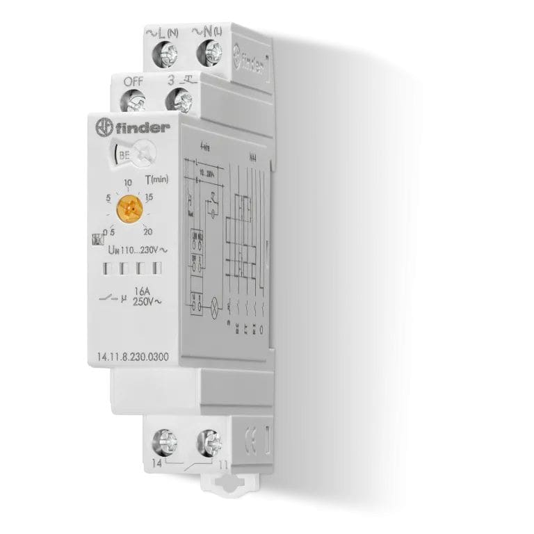 FINDER SPA - FIN141182300300 RELE LUCE SCALE MODULARE