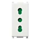 VIMAR SPA - VIW14203.AB PRESA 2P+T 16A P17/11 ANTIBATTERICO