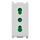 VIMAR SPA - VIW14203.SL PRESA 2P+T 16A P17/11 SILVER