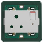 VIMAR SPA - VIW14215.SL Presa 2P+T 5A inglese interr. Silver