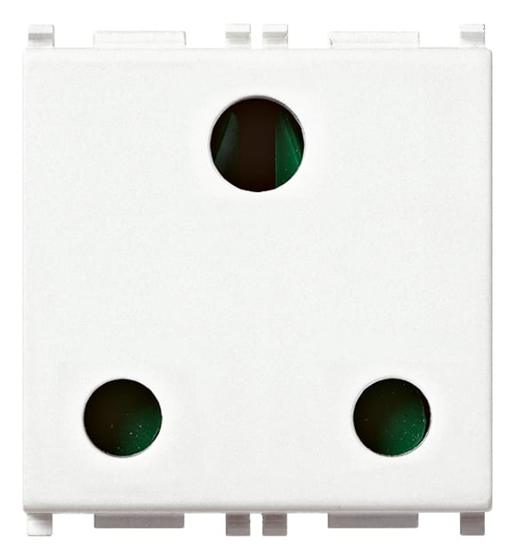VIMAR SPA - VIW14218 PRESA SICURY 2P+T 16A INGLESE BIANCO