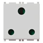 VIMAR SPA - VIW14218.SL Presa SICURY 2P+T 16A inglese Silver