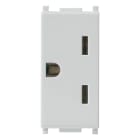 VIMAR SPA - VIW14247.SL PRESA 2P+T 15A AMERICANO SILVER