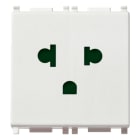 VIMAR SPA - VIW14248 PRESA SICURY 2P+T 16A USA+EU BIANCO