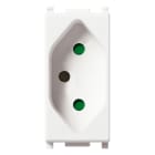VIMAR SPA - VIW14264 Presa SICURY 2P+T 10A brasiliano bianco