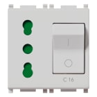 VIMAR SPA - VIW14273.SL PRESA 2P+T 16A P17/11 INTB+MT C16 SILVER