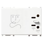 VIMAR SPA - VIW14290 PRESA PER RASOIO 230V BIANCO
