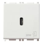 VIMAR SPA - VIW14298 ALIMENTATORE USB C 30W PD BIANCO