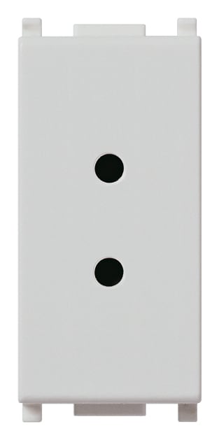 VIMAR SPA - VIW14330.SL Presa 2P 6A 24V SELV Silver